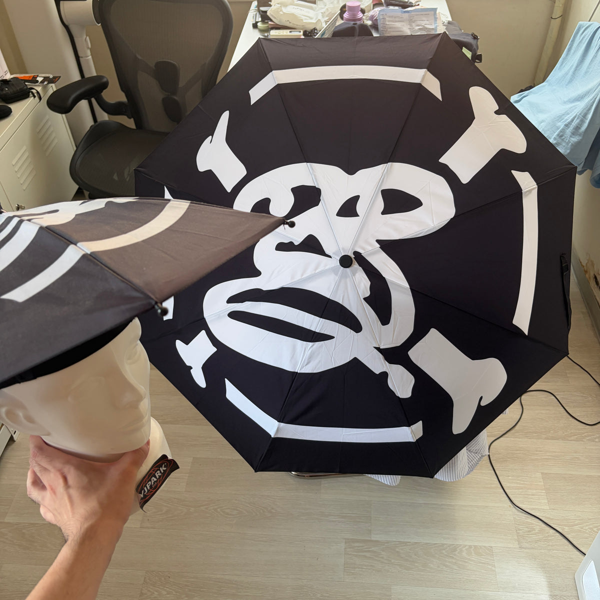 BLF logo umbrella