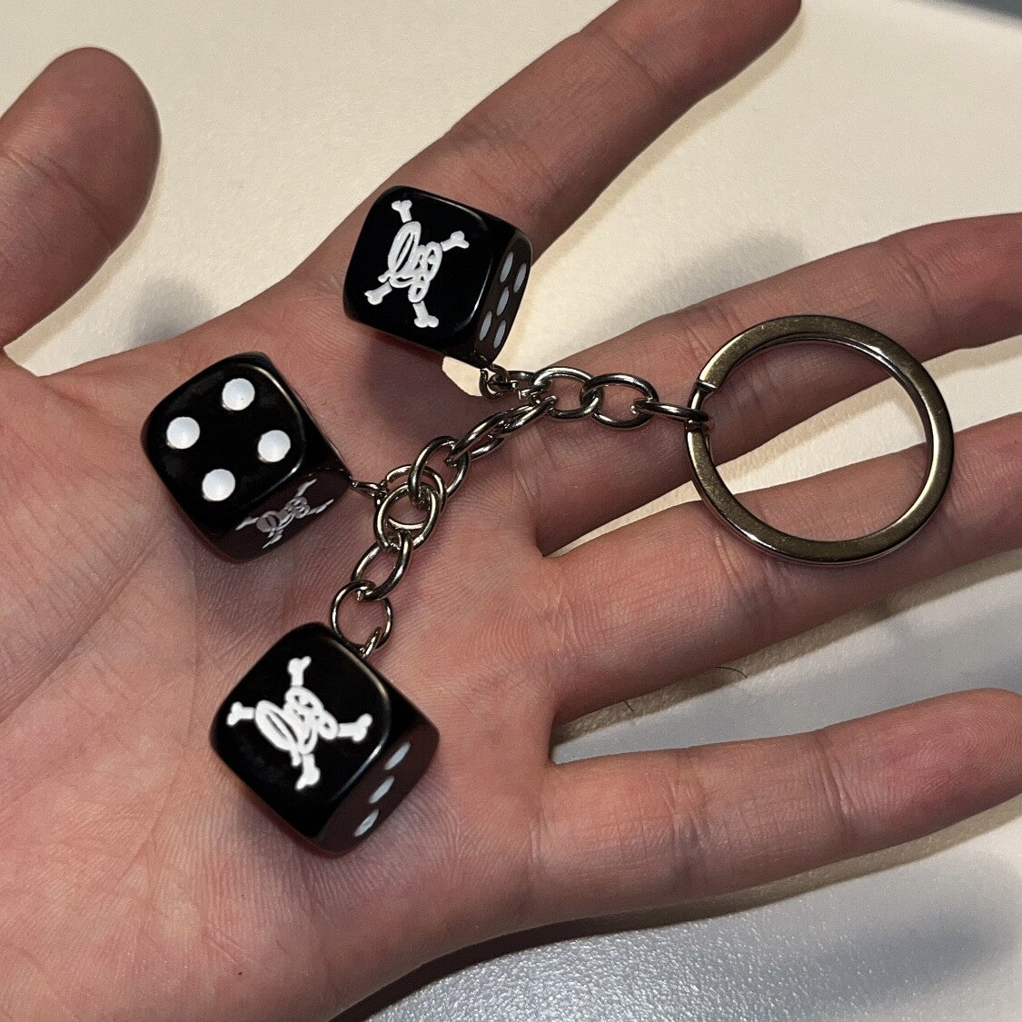 BLF dice key chain