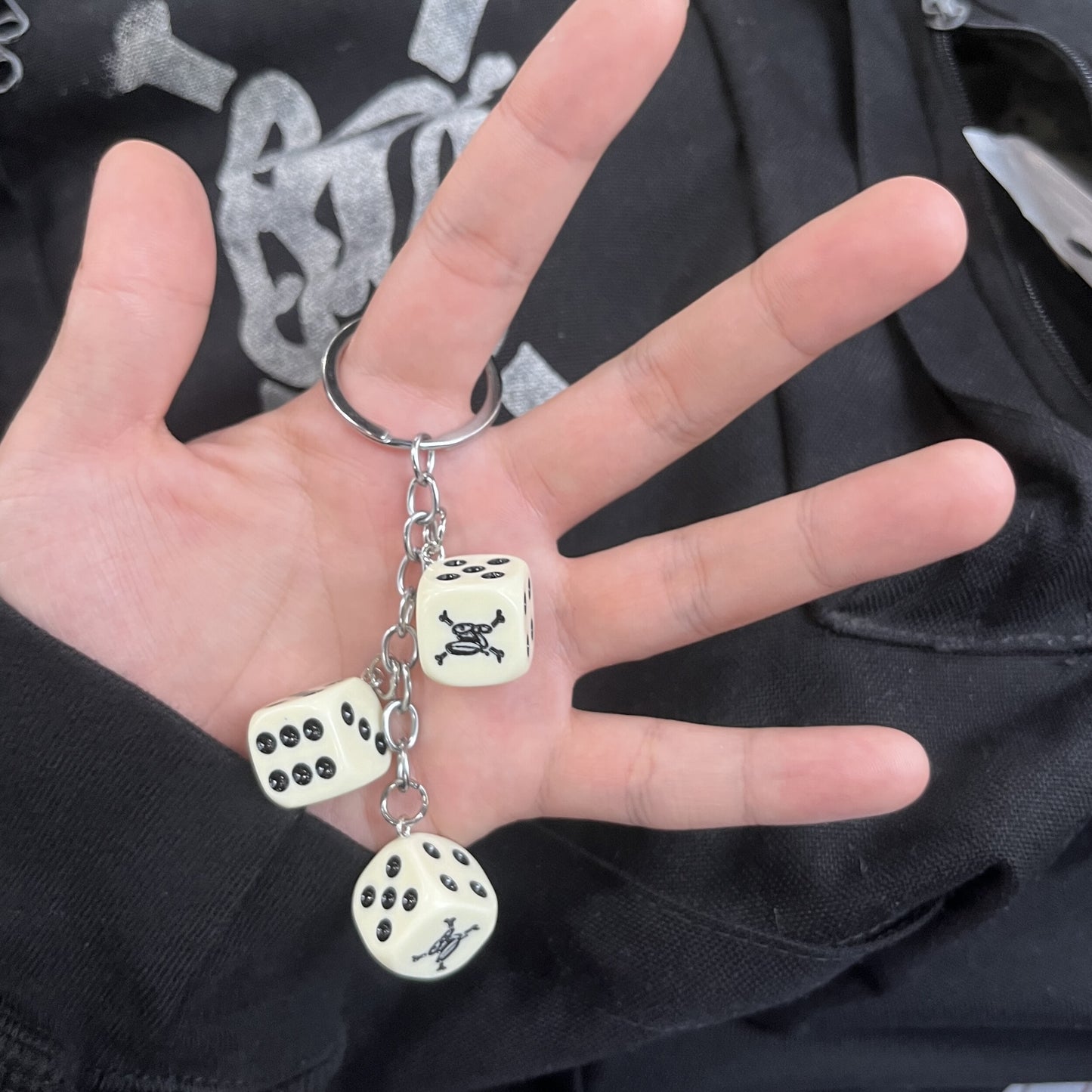BLF dice key chain